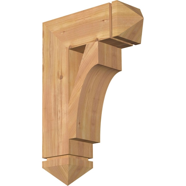 Ekena Millwork Westlake Arts & Crafts Smooth Bracket, Western Red Cedar, 5 1/2"W x 18"D x 26"H BKT06X18X26WTL03SWR - main